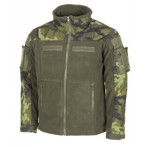 Fleecová bunda Combat MFH® (Barva: Vzor 95 woodland , Velikost: 3XL)