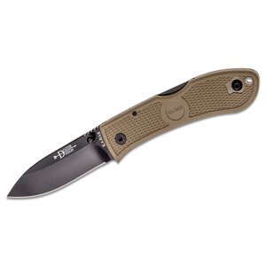 Zavírací nůž KA-BAR® Dozier Folding Hunter – Černá čepel, Coyote (Barva: Coyote, Varianta: Černá čepel)
