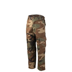 Dětské kalhoty US BDU Mil-Tec® - woodland (Barva: US woodland, Velikost: S)