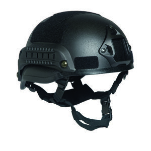 US bojová helma MICH 2002 RAIL Mil-Tec® - černá (Barva: Černá)