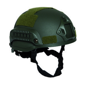US bojová helma MICH 2002 RAIL Mil-Tec® - zelená (Barva: Zelená)