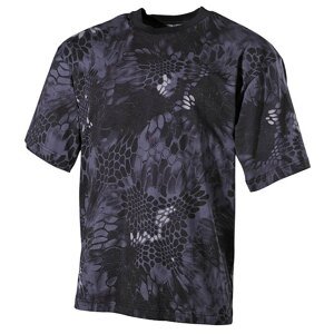 Bavlněné tričko US army MFH® s krátkým rukávem - Snake černá (Barva: Černá, Velikost: M)