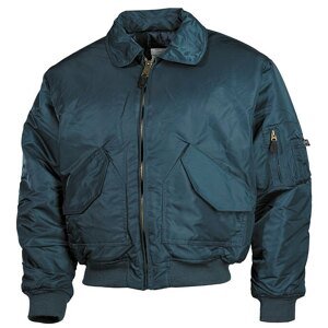Bunda MFH® Flight Jacket CWU “Bomber“ – Navy Blue (Barva: Navy Blue, Velikost: L)