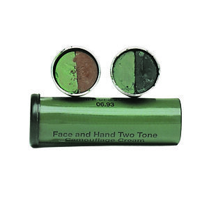 Kamuflážní barvy WESCO s Repelentem Mil-Tec® - zelená-hnědá (Barva: Hnědá / zelená)