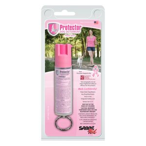 Pepřový sprej proti psům Protector Dog Sabre Red® – Růžová (Barva: Růžová)