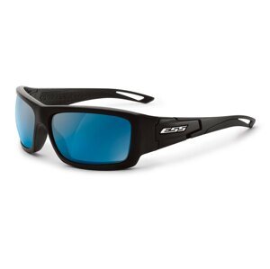 Sluneční brýle Credence ESS® – Modré zrcadlové, Černá (Barva: Černá, Čočky: Modré zrcadlové)