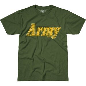 Pánské tričko 7.62 Design® Retro - zelené (Velikost: S)