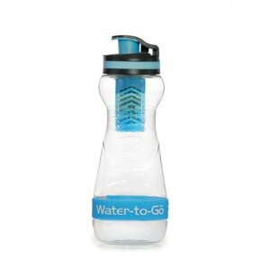 Lahev s filtrem Water-to-Go™ GO! 50 cl - modrá (Barva: Modrá)