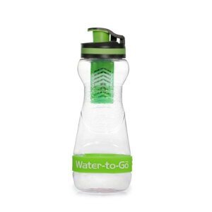 Lahev s filtrem Water-to-Go™ GO! 50 cl - zelená (Barva: Zelená)