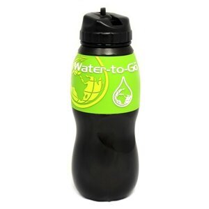 Lahev s filtrem Water-to-Go™ 75 cl – Zelená (Barva: Zelená)