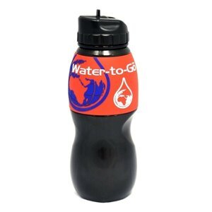 Lahev s filtrem Water-to-Go™ 75 cl – Červená (Barva: Červená)