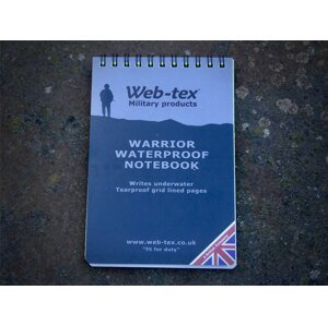 Voděodolný zápisník Warrior Web-Tex®