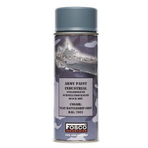 Barva ARMY ve spreji 400 ml FOSCO® - Battle Ship Grey (Barva: Battle Ship Grey)