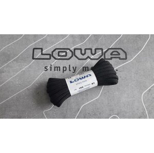 Tkaničky Lowa® 160 cm - černé (Barva: Černá, Varianta: 160 cm)