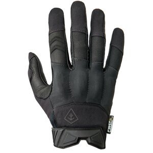 Střelecké rukavice First Tactical® Hard Knuckle – Černá (Barva: Černá, Velikost: M)