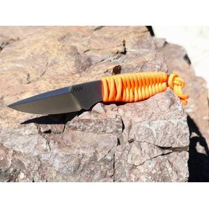 Nůž s pevnou čepelí ANV® P100 - Hunting Orange (Barva: Hunting Orange, Varianta: Šedá čepel – Stone Wash)