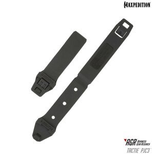 Připojovací pásky TacTie Clips Maxpedition® PJC3 6 ks – Černá (Barva: Černá)