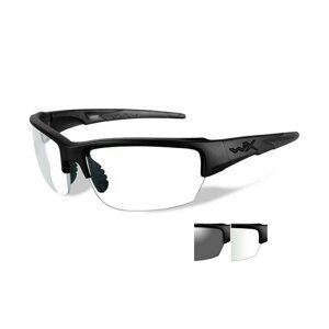 Střelecké brýle Wiley X® Saint, sada - černý rámeček, sada - čiré a kouřově šedé čočky (Barva: Černá, Čočky: Čiré + Kouřově šedé)
