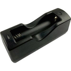 USB nabíječka Single (18650) PowerTac® (Barva: Černá)