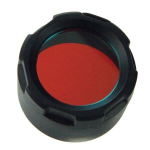 Filtr na svítilnu Powertac® (pro modely Warrior, Reloaded, Hero) – Červená (Barva: Červená)