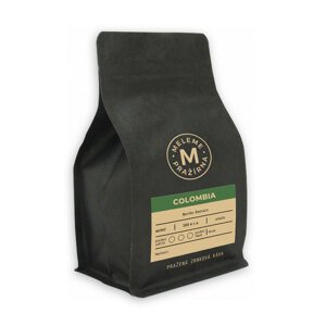 Zrnková káva Colombia Nariño Buesaco Meleme Pražírna® – Černá (Barva: Černá)