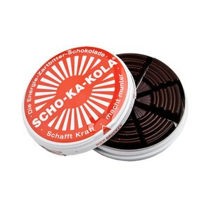 Energetická čokoláda Scho-ka-kola® 100 g – Hořká - červená (Barva: Hořká - červená)