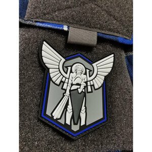 Nášivka Archangel Saint Michael shield JTG® – Modrá (Barva: Modrá)