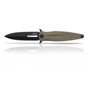 Zavírací nůž Z400 G10 Liner Lock ANV® - barva rukojeti: Olive Green, DLC černá čepel (Barva: Olive Green, Varianta: Černá čepel - DLC)
