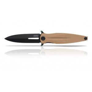 Zavírací nůž Z400 G10 Liner Lock ANV® - barva rukojeti: písková, DLC černá čepel (Barva: Písková, Varianta: Černá čepel - DLC)