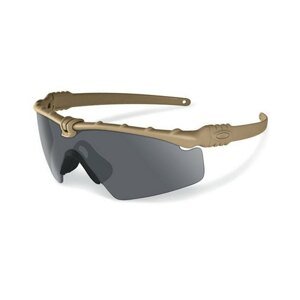 Střelecké brýle M-Frame 3.0 SI Oakley® – Kouřově šedé, Písková (Barva: Písková, Čočky: Kouřově šedé)