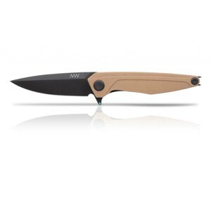 Zavírací nůž ANV® Z300 G10 Liner Lock - Coyote rukojeť, černá čepel - DLC (Barva: Coyote, Varianta: Černá čepel - DLC)