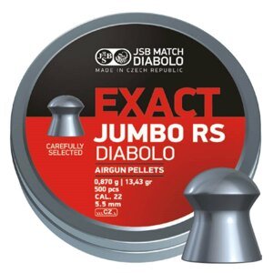 Diabolky Exact Jumbo RS 5.52 mm JSB® / 500 ks (Barva: Vícebarevná)