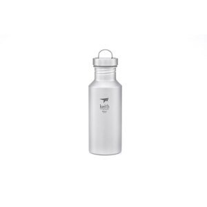 Titanová láhev Sport Bottle Keith® 550 ml (Barva: Stříbrná)