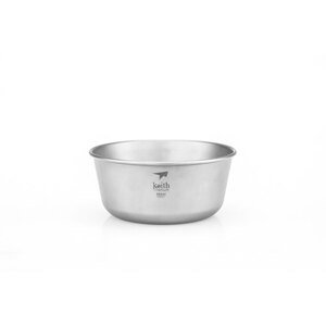 Titanová miska Bowl Keith® 550 ml (Barva: Stříbrná)