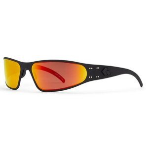 Sluneční brýle Wraptor Polarized Gatorz® – Smoke Polarized / Sunburst, Černá (Barva: Černá, Čočky: Smoke Polarized / Sunburst)