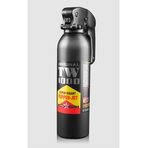 Obranný sprej Super Gigant Pepper - Jet TW1000® / 400 ml (Barva: Černá)