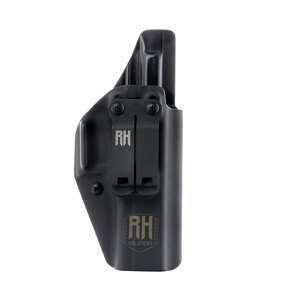 IWB Sharky Glock 43 / 43X / 43X rail - vnitřní pouzdro s plným SweatGuardem RH Holsters® – Černá (Barva: Černá, Typ uchycení: Monoblock)