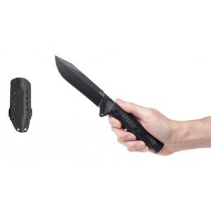 Nůž s pevnou čepelí M73 Kontos ANV® – Černá čepel - Cerakote, Černá (Barva: Černá, Varianta: Černá čepel - Cerakote)