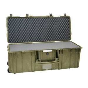 Odolný vodotěsný kufr 9433 Explorer Cases® / s pěnou – Zelená (Barva: Zelená)