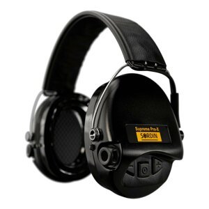 Elektronické chrániče sluchu Supreme Pro-X LED Sordin® – Černá (Barva: Černá)