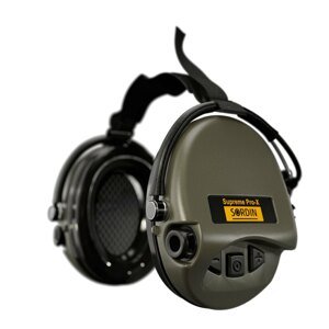 Elektronické chrániče sluchu Supreme Pro-X Neckband Sordin® – Zelená (Barva: Zelená)