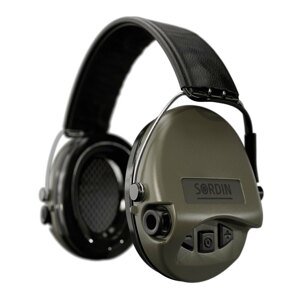 Elektronické chrániče sluchu Supreme Pro Sordin® (Barva: Zelená)