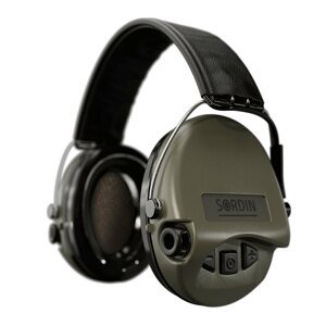 Elektronické chrániče sluchu Supreme Basic AUX Sordin® (Barva: Zelená)