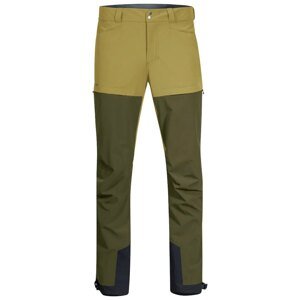 Softshellové kalhoty Bekkely Hybrid Bergans® – Olive Green / Dark Olive Green (Barva: Olive Green / Dark Olive Green, Velikost: L)