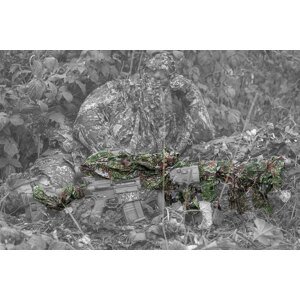 3dílný maskovací kryt Rifle Camo Ghosthood® IRR – Concamo Green (Barva: Concamo Green)
