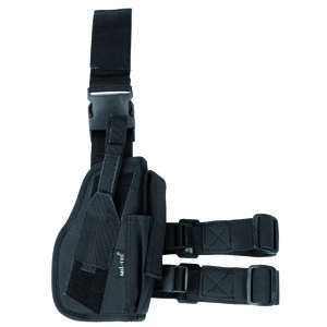 Stehenní pistolové pouzdro pro praváky Mil-Tec® - černé (Barva: Černá)
