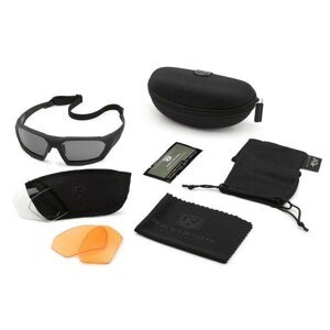 Brýle Shadowstrike Shooters' Kit Revision®, 3 skla – Černá (Barva: Černá)