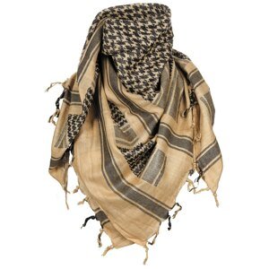 Šátek palestina s třásněmi MFH® – Černá / khaki (Barva: Černá / khaki)