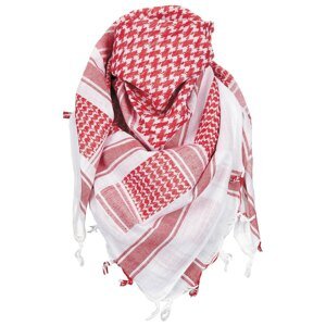 Šátek palestina s třásněmi MFH® – Červená / bílá (Barva: Červená / bílá)