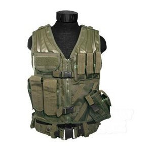 Taktická vesta USMC s opaskem Mil-Tec® – Olive Green (Barva: Olive Green)